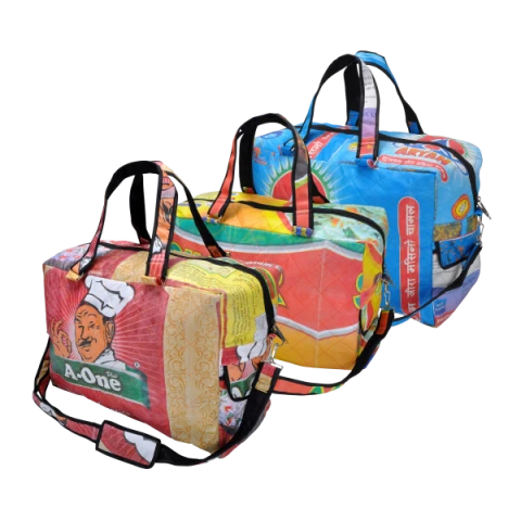 Tasche, Reisetasche, Upcycle, Nepal